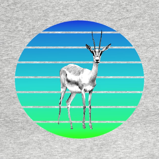 Antelope in Kenya Africa by T-SHIRTS UND MEHR